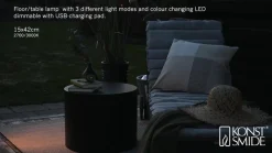 LED-koristevalo Cannes USB, ruoste