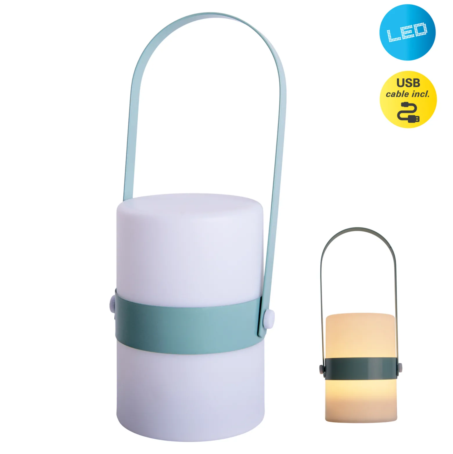 LED-koristevalo Neo sisäkäyttöön, akku, minttu