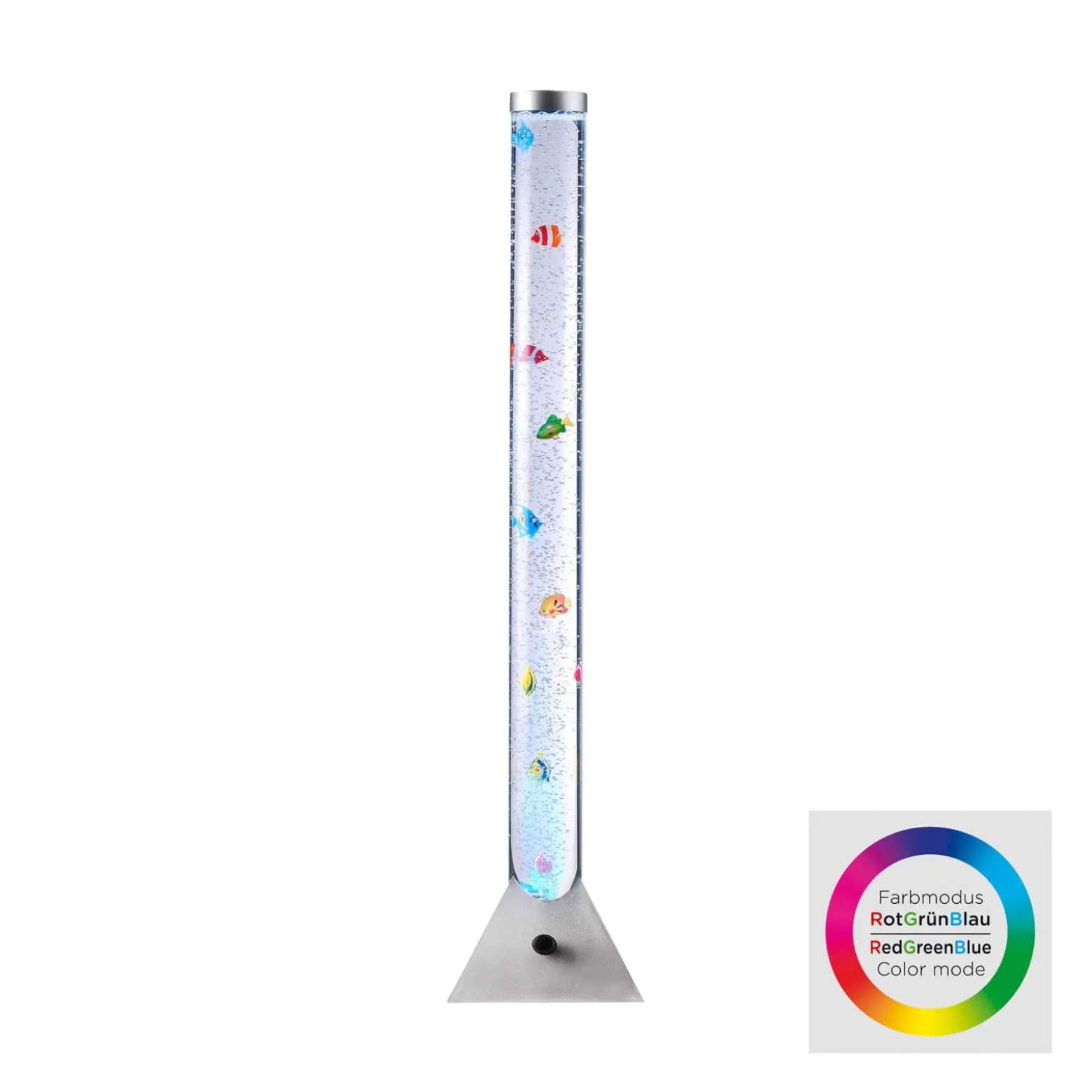LED-koristevesipylväs Ava, Kalat, korkeus 120 cm