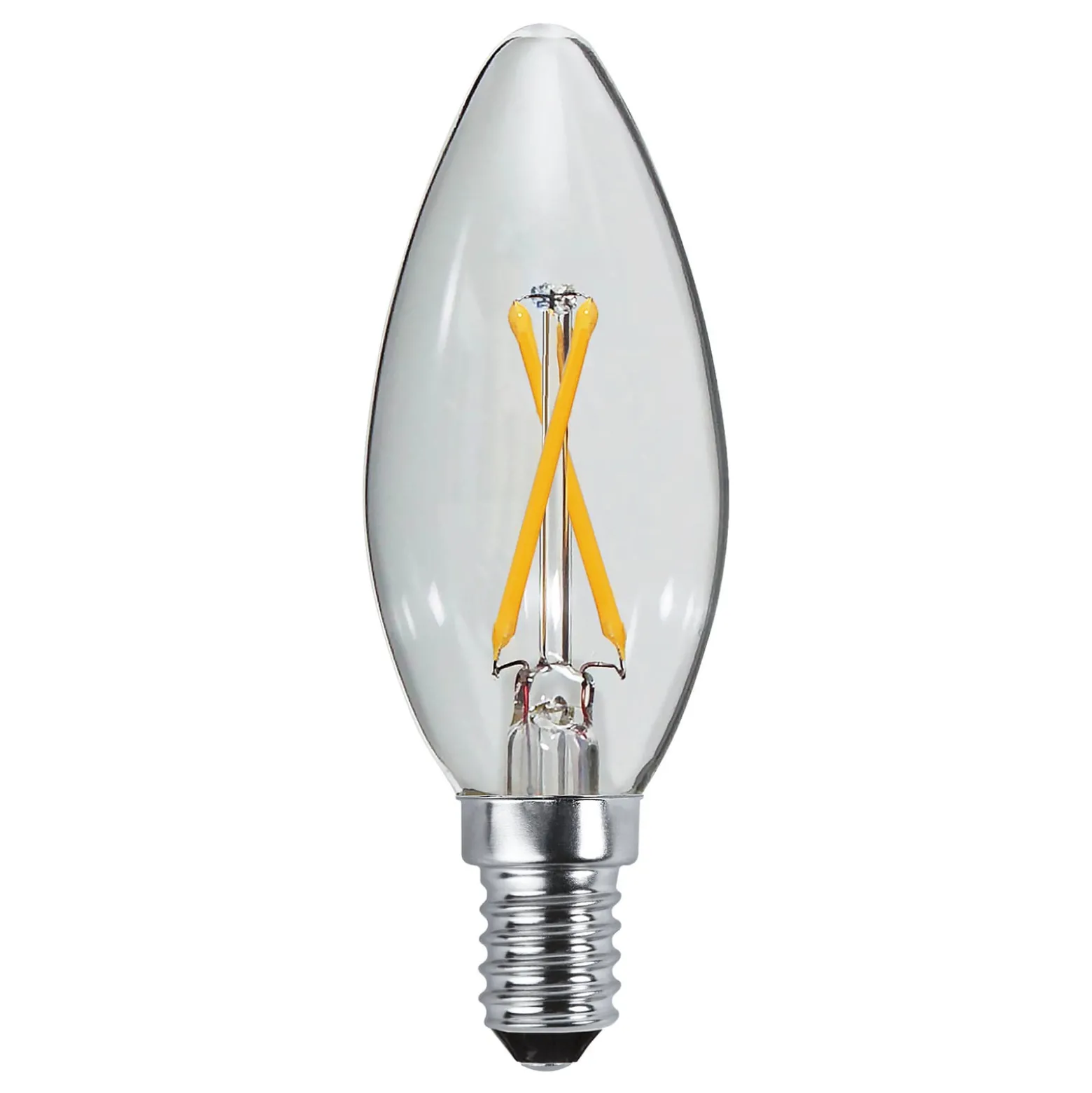 LED-kynttilälamppu E14 B35 2W 2700K filament 250lm