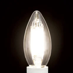 LED-kynttilälamppu E14 4,5W C35 Filament 827 him.