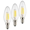 LED-kynttilälamppu E14 4W 2,700K Hehkulamppu 3 kpl sarja