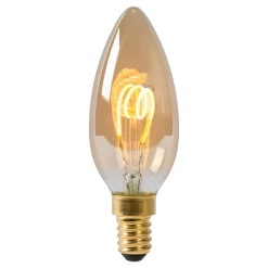 LED-kynttilälamppu E14 3W 2,200K himmennettävä