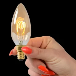 LED-kynttilälamppu E14 3W 2,200K himmennettävä