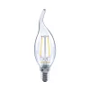 LED-kynttilänpolttimo E14 ToLEDo 2.5W 827 kirkas, tuulenpuuska