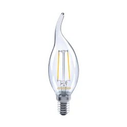 LED-kynttilänpolttimo E14 ToLEDo 2.5W 827 kirkas, tuulenpuuska