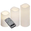 LED-kynttilät ulkokäyttöön, 3 kpl