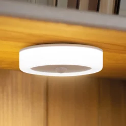 LED ladattava kaapinalainen valaisin Magnetics, Ø9cm, sensori, 6 500K