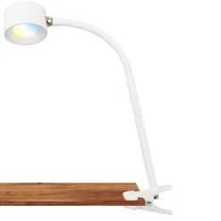 LED ladattava kiinnitysvalo Tari, valkoinen, CCT, kosketus himmennin, USB