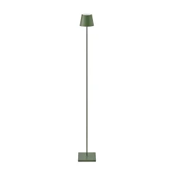 LED ladattava lattiavalaisin Nuindie IP54 120 cm pyöreä USB-C kuusen vihreä