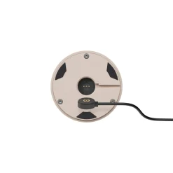 LED ladattava pöytävalaisin Nudrop mini, dune beige, IP54, himmennettävä