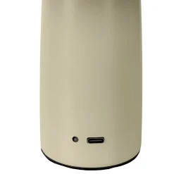 LED ladattava pöytävalaisin Pilu, beige Korkeus 16,5 cm metalli Touchdim