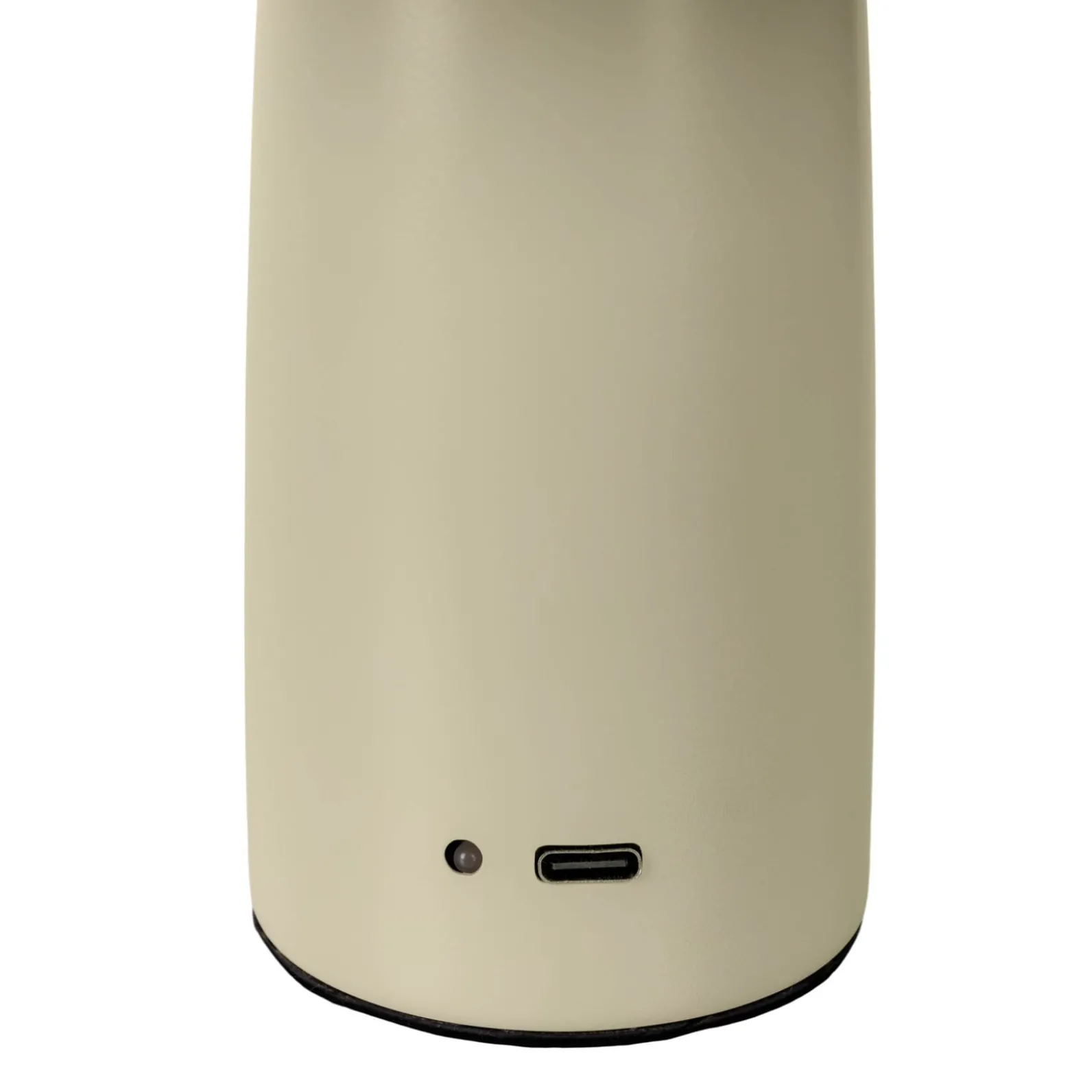 LED ladattava pöytävalaisin Pilu, beige Korkeus 16,5 cm metalli Touchdim