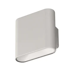 LED-ladattava seinävalaisin Magnetics, hopea, ylös & alas, leveys 10 cm