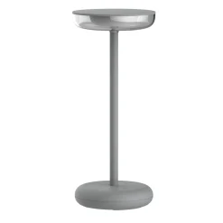 LED ladattava terassivalaisin Pasi, korkeus 26 cm metal touch