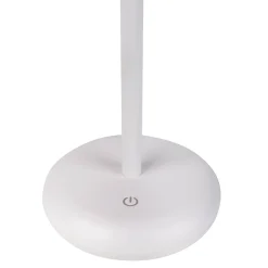 LED-ladattava terassivalaisin Pasi, valkoinen Korkeus 26 cm Metalli Touch
