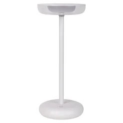 LED-ladattava terassivalaisin Pasi, valkoinen Korkeus 26 cm Metalli Touch