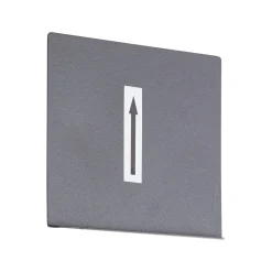 LED-ladattava ulkoseinävalaisin Iseo, beige, leveys 10 cm, anturi