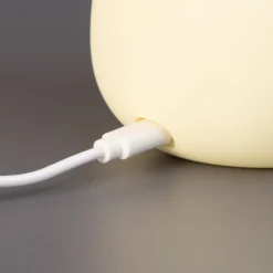LED ladattava yöpöytälamppu mango, valkoinen, ajastin, himmennettävä