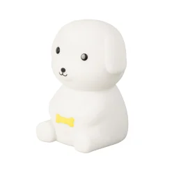 LED ladattava yöpöytälamppu Puppy, koira, valkoinen, RGB, himmennettävä