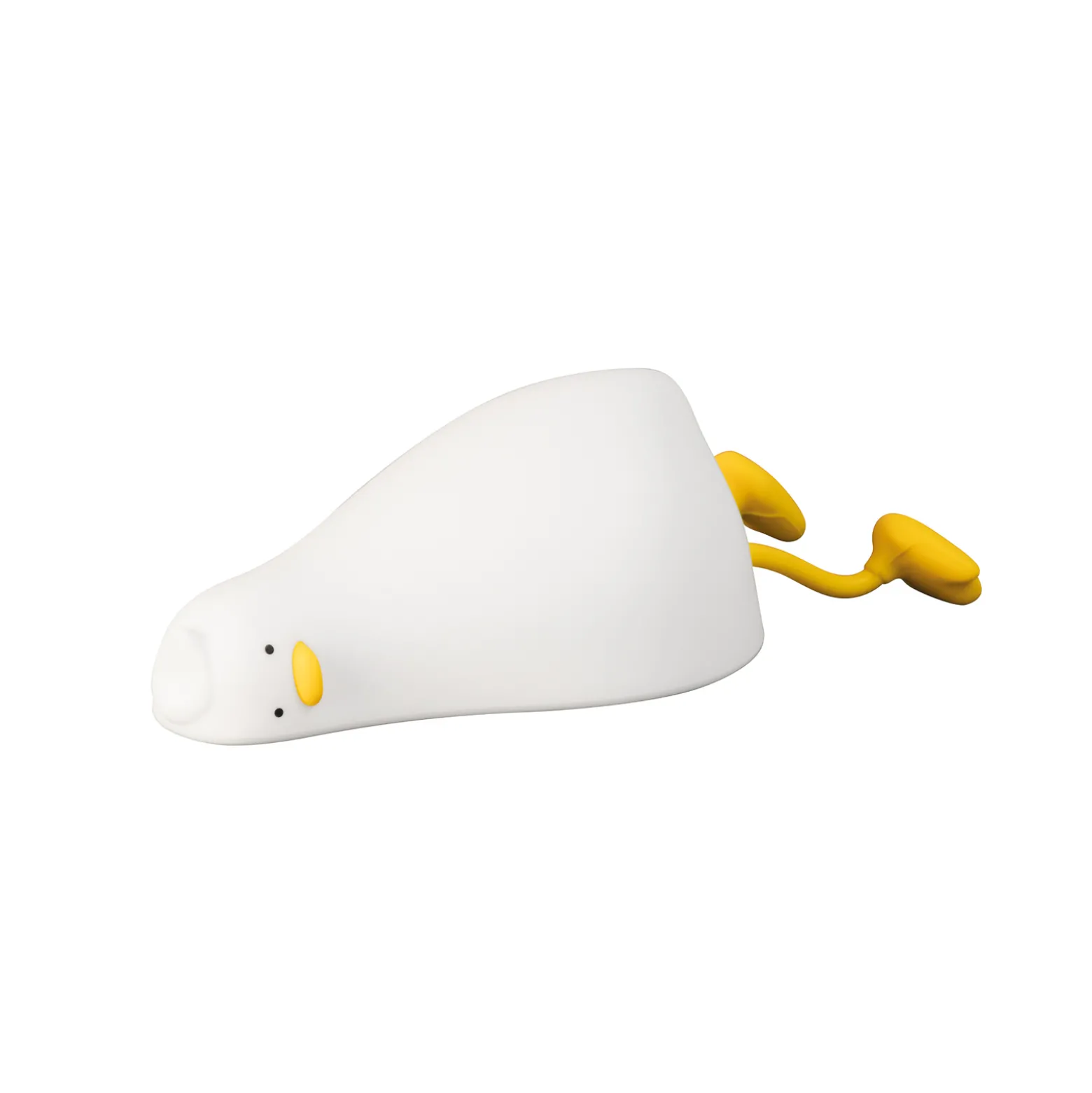 LED ladattava yöpöytävalaisin Ducky, ankka, valkoinen, ajastin,