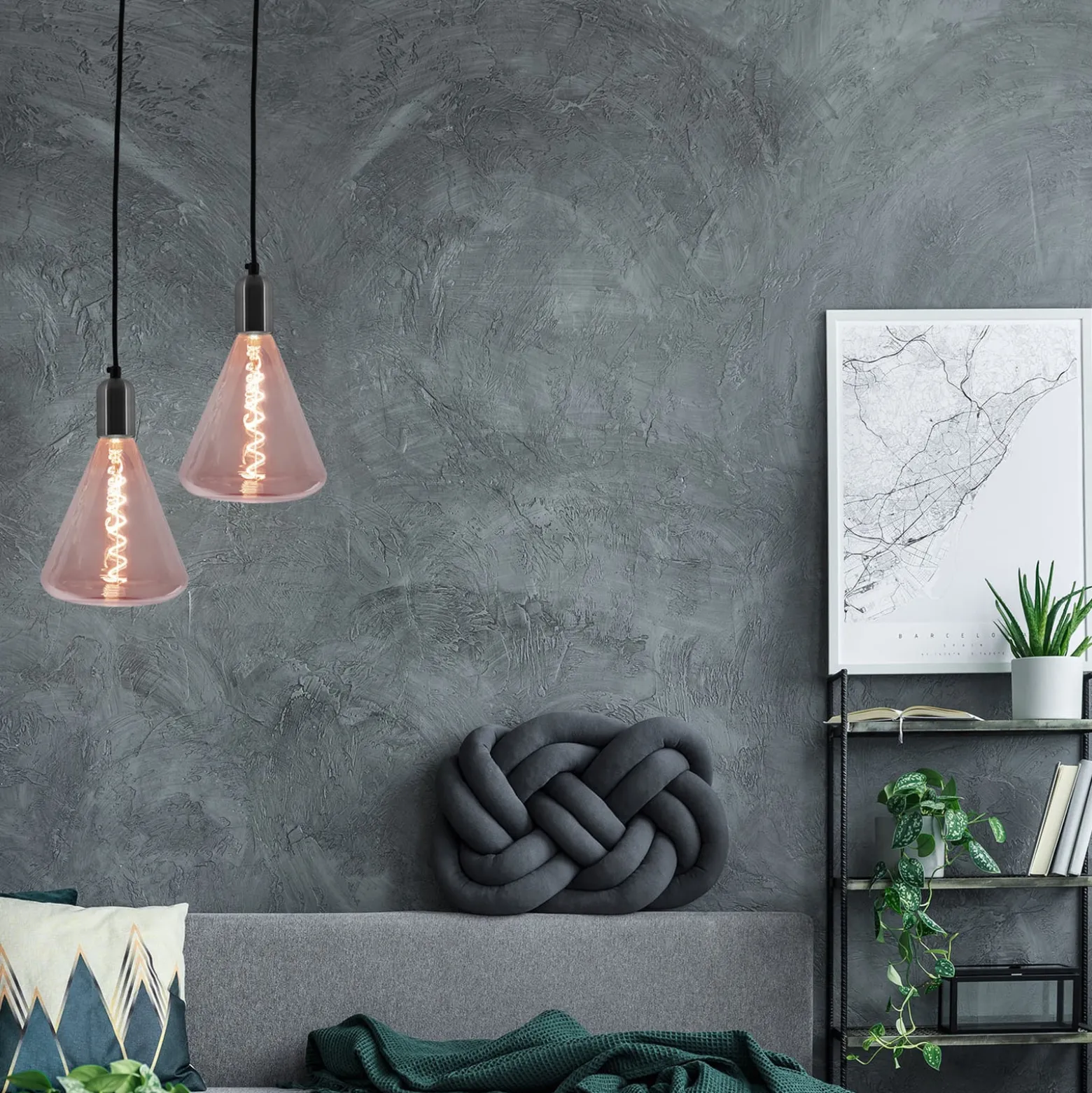 LED-lamppu Dilly E27 4W 2200K himmennettävä, punasävyinen