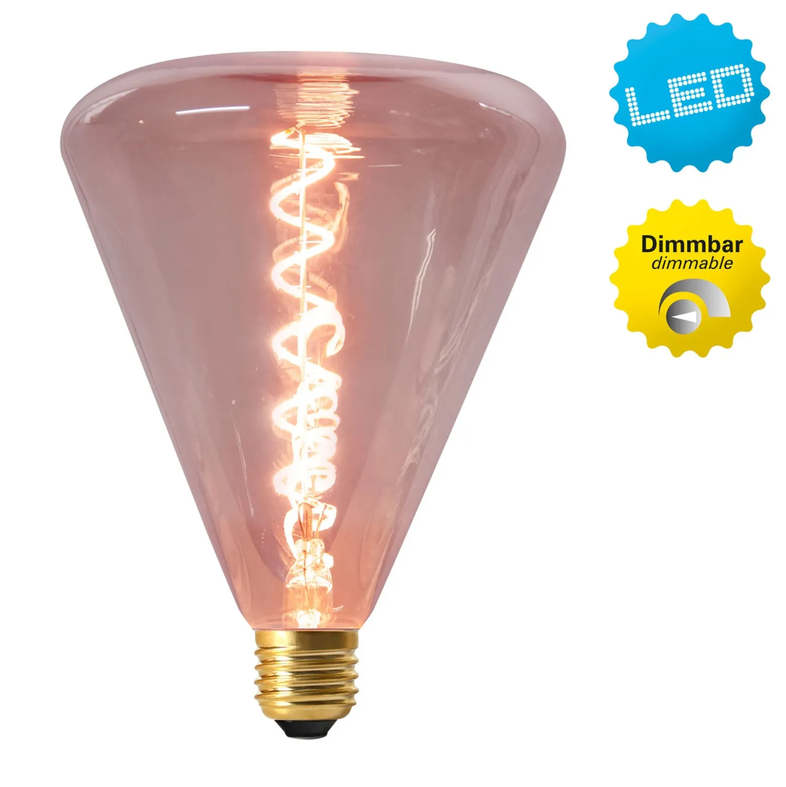 LED-lamppu Dilly E27 4W 2200K himmennettävä, punasävyinen
