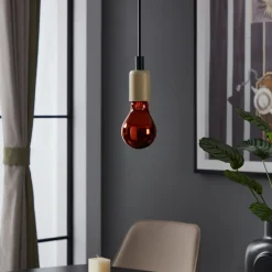 LED-lamppu E27 filament 4W 2000K kupari himmenetty