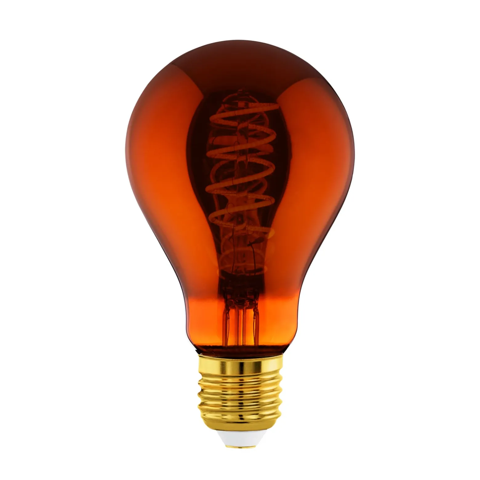 LED-lamppu E27 filament 4W 2000K kupari himmenetty