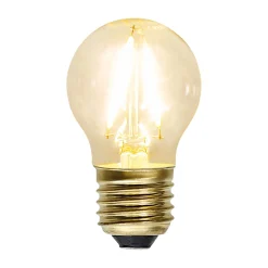 LED-lamppu E27 G45 hehkulamppu 1,5W 2100 K pehmeä valo