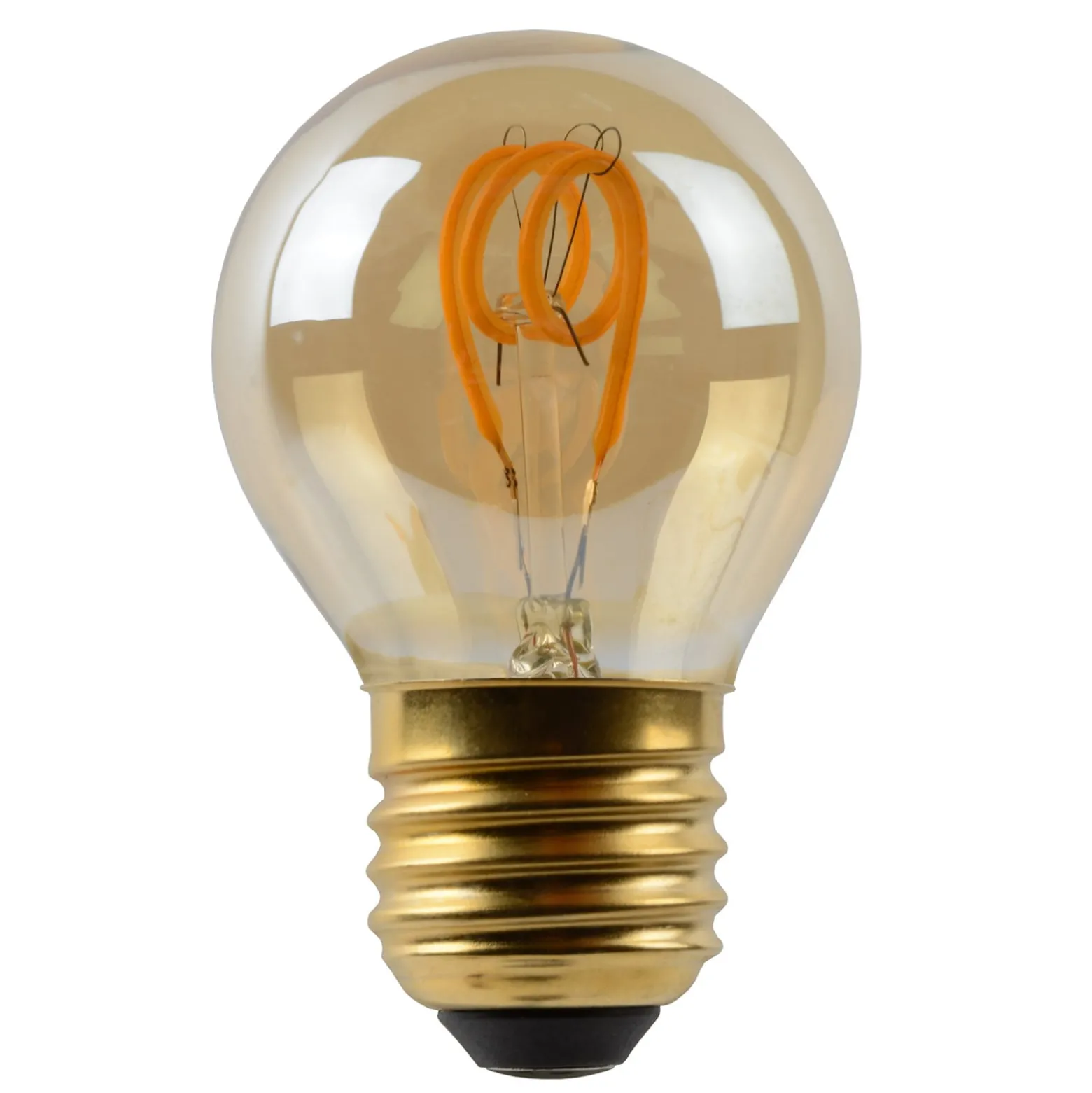 LED-lamppu E27 G45 3W keltainen 2,200K himmennettävä