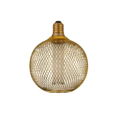 LED-lamppu E27 Mesh 3,4 W 3 000 K Ø12 cm kulta
