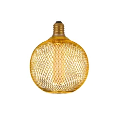 LED-lamppu E27 Mesh 3,4 W 3 000 K Ø12 cm kulta