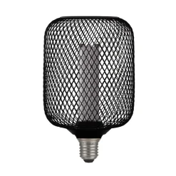 LED-lamppu E27 Mesh 3,5W 1800K musta