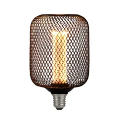 LED-lamppu E27 Mesh 3,5W 1800K musta
