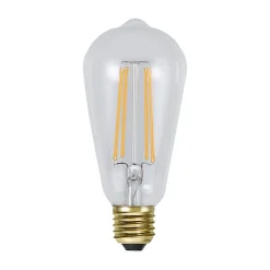 LED-lamppu E27 ST64 3,6W 2,100 K Soft Glow, himmennettävä