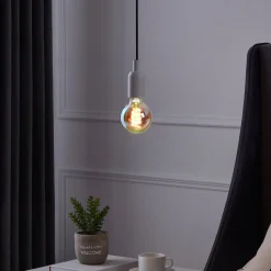 LED-lamppu E27 4W G80 2000K filament irisoiva him.