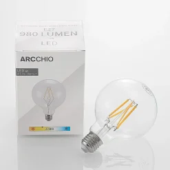 LED-lamppu E27 8W 2 700 K G95 globe kirkas 3 kpl