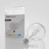 LED-lamppu E27 4W 2 700 K G95 globe kirkas 2 kpl