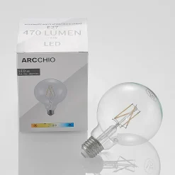 LED-lamppu E27 4W 2 700 K G95 globe kirkas 2 kpl