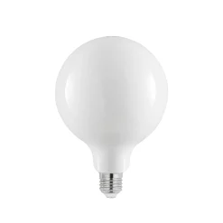 LED-lamppu E27 6W 2700K G125 himmennys opaali 3kpl