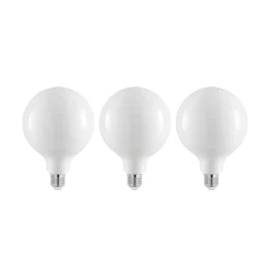 LED-lamppu E27 6W 2700K G125 himmennys opaali 3kpl