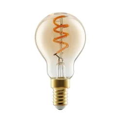 LED-lamppu E14 4W P45 2,000K Filament amber himmennettävä