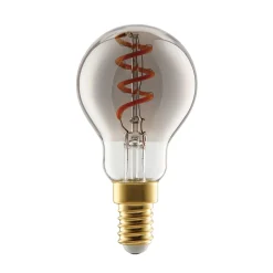 LED-lamppu E14 4W P45 2,000K Filament savuinen himmennettävä himmennettävä