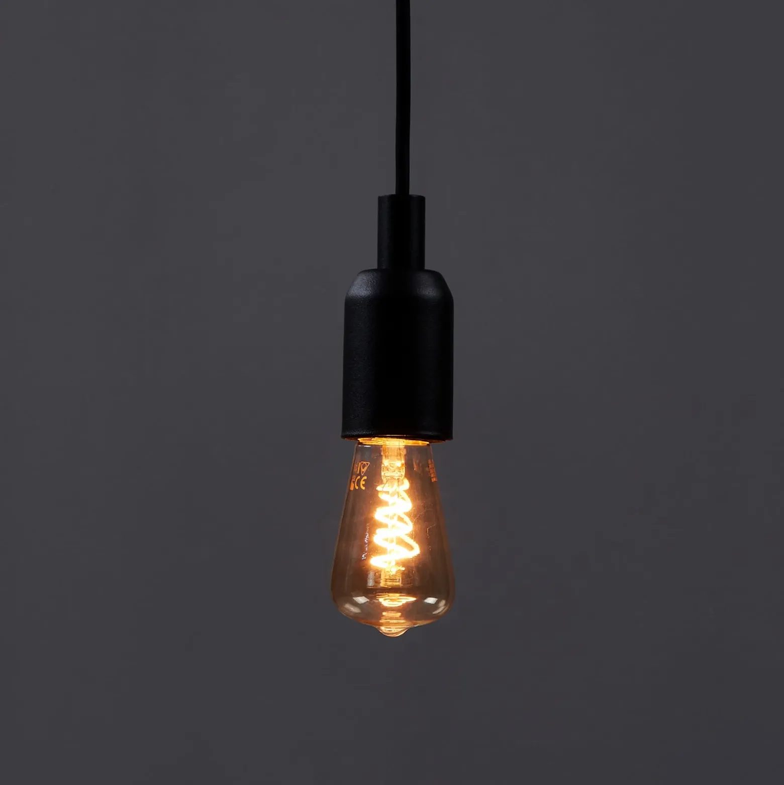 LED-lamppu E27 4W ST48 2,000K hehkulanka keltainen himmeä