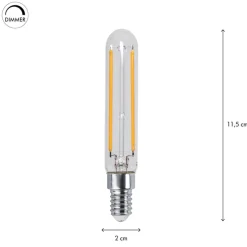LED-lamppu E14 3,3 W T20 hehkulanka 2 700 K Ra90 himmennettävä