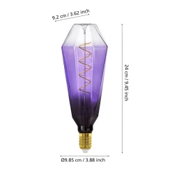 LED-lamppu E27 4W T100 1,800K hehkulanka violetti himmeä