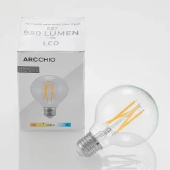 LED-lamppu G80 E27, 8 W, 2 700 K, hehkulanka, himmennettävä