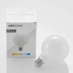 LED-lamppu G95 E27, 4 W, 2 700 K, opaali, himmennettävä