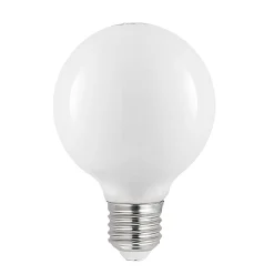 LED-lamppu G80 E27, 8 W, 2 700 K, opaali, himmennettävä